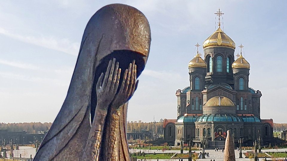 Храм цвета хаки похож на виллу олигарха, замаливающего грехи